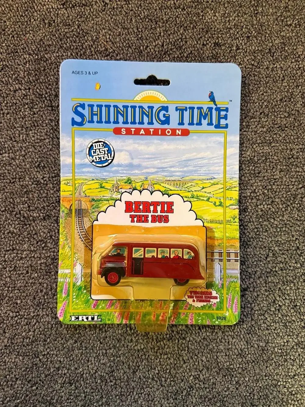 Ertl Shining Time Station Bertie The Bus Die-Cast Metal Toy 1026